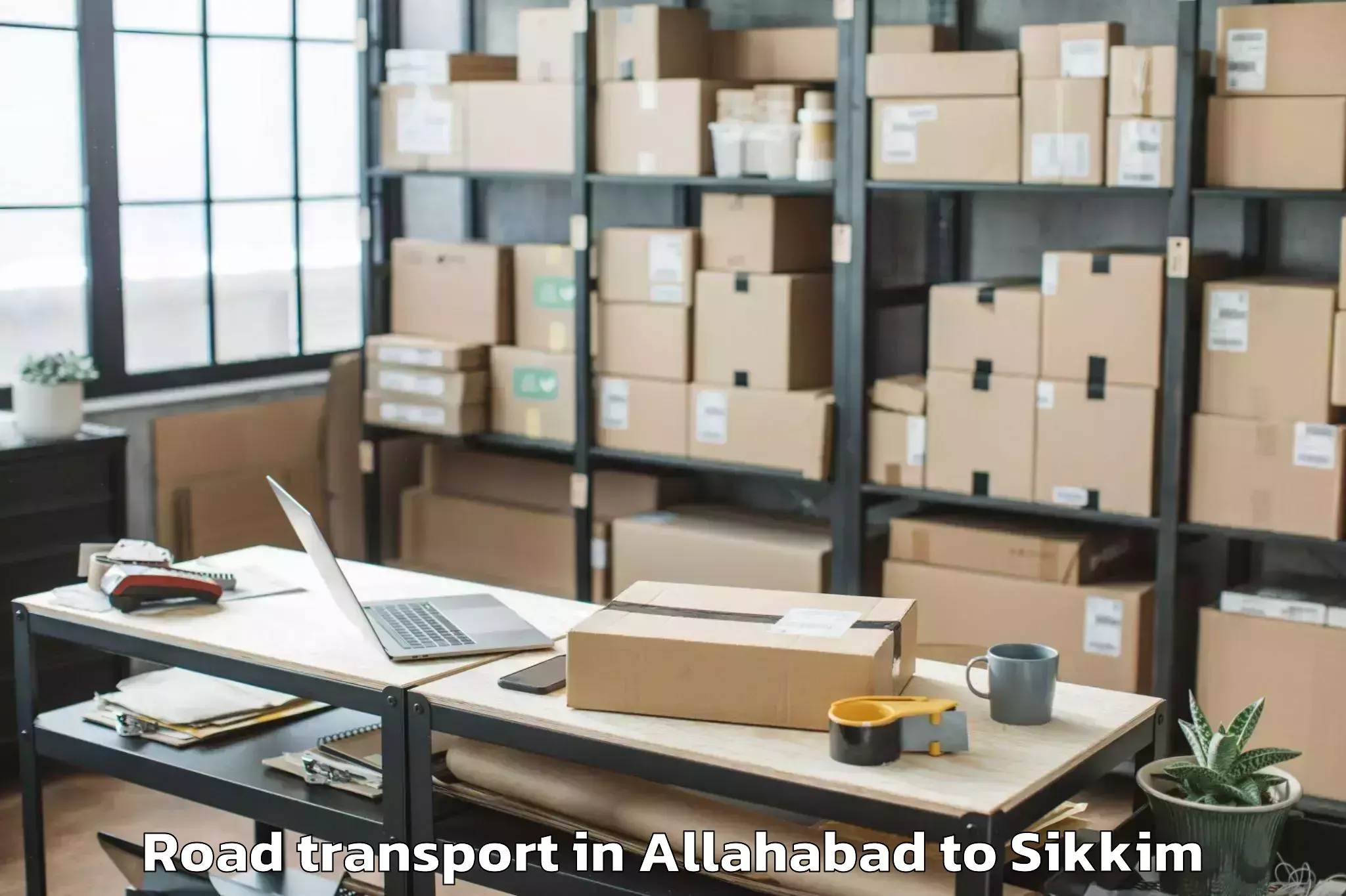 Affordable Allahabad to Gyalshing Road Transport